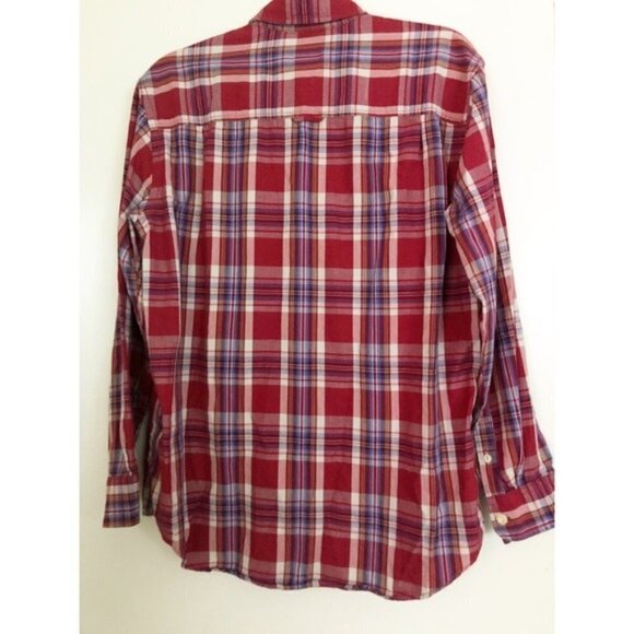 CLUB ROOM Men’s Plaid Long Sleeve Cotton Flannel Shirt - Picture 3 of 10